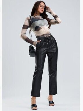 NWT Santiny Faux Leather
